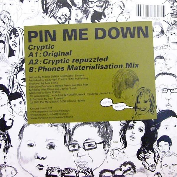Pin Me Down - Cryptic