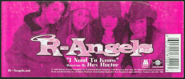 R Angels - I Need To Know (Hex Hector Remixes)