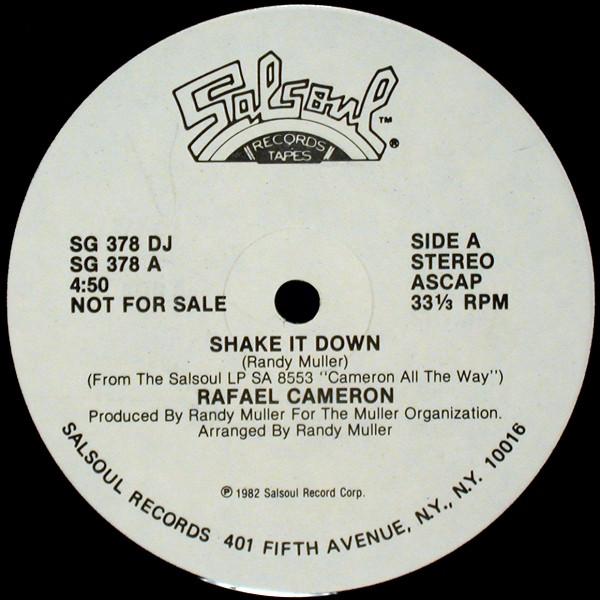 Rafael Cameron - Shake It Down / Desires