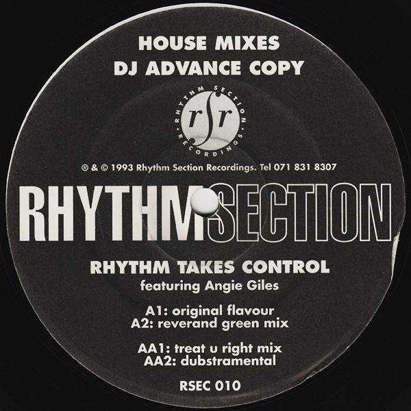Rhythm Section (2) - Rhythm Takes Control (House Mixes)
