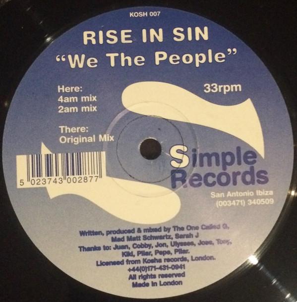 Rise In Sin - We The People