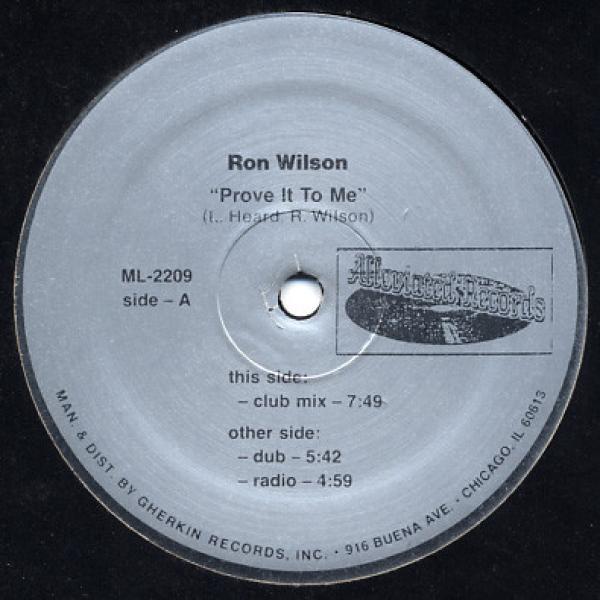 Ron Wilson - Prove It To Me