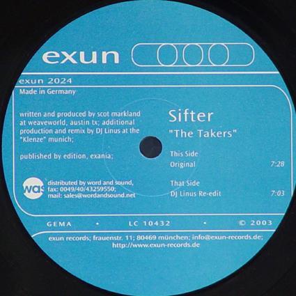 Sifter - The Takers