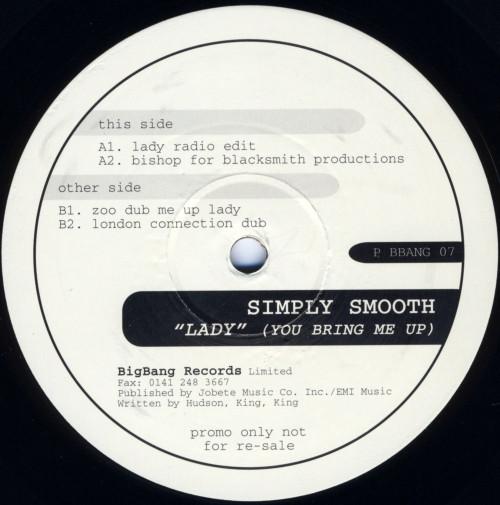 Simply Smooth - "Lady" (You Bring Me Up)