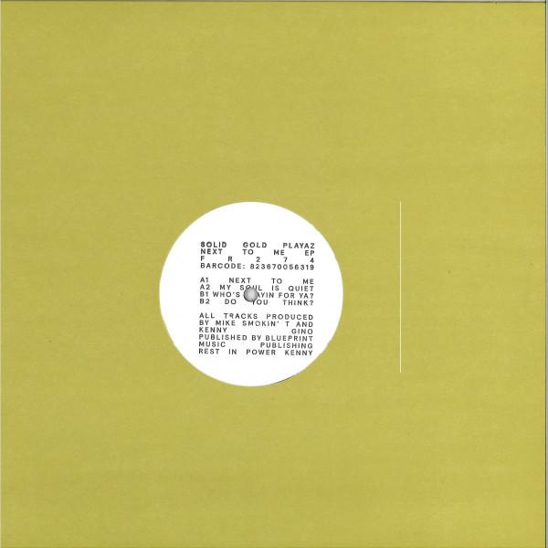 Solid Gold Playaz - Next To Me EP