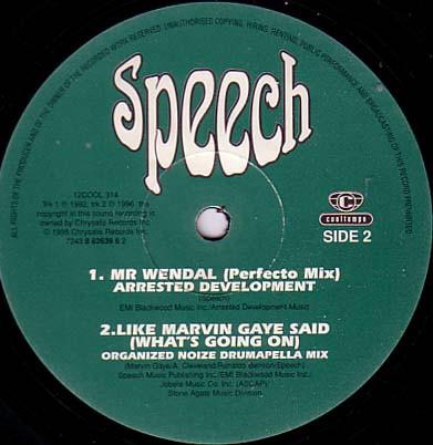 Speech - Like Marvin Gaye Said (What's Going On)