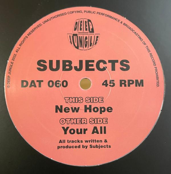 Subjects (5) - Your All / New Hope