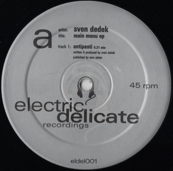 Sven Dedek - Main Menu EP