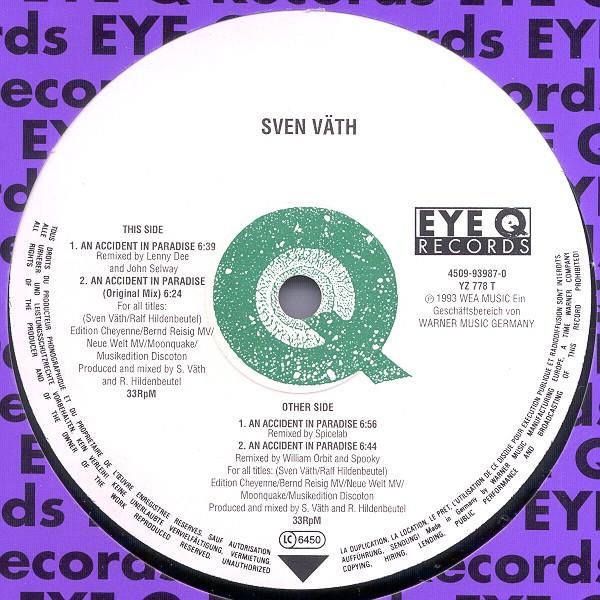 Sven Väth - An Accident In Paradise (Remixes)