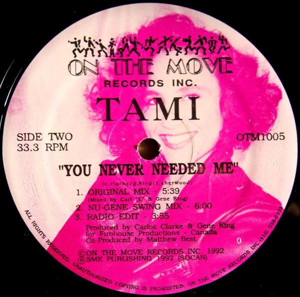 Tami Sherwood - You Never Needed Me