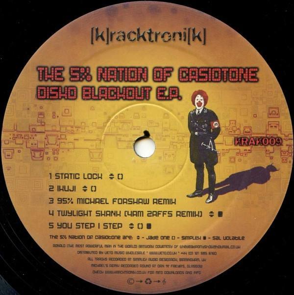 The 5% Nation Of Casiotone - Disko Blackout E.P.