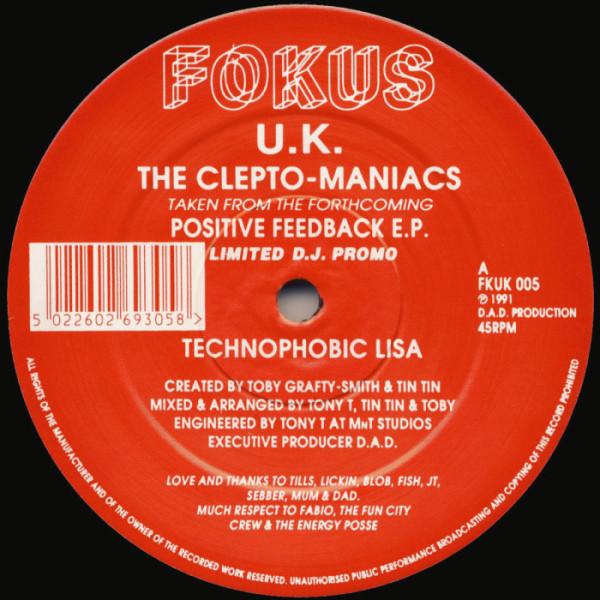 The Clepto-Maniacs - Technophobic Lisa / Eros