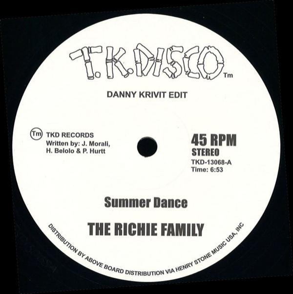 The Ritchie Family, Wild Honey - Summer Dance / At The Top Of The Stairs (Danny Krivit Edits)
