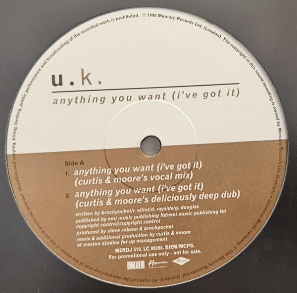 Ultimate Kaos - Anything You Want (I've Got It)