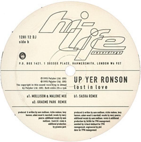 Up Yer Ronson - Lost In Love