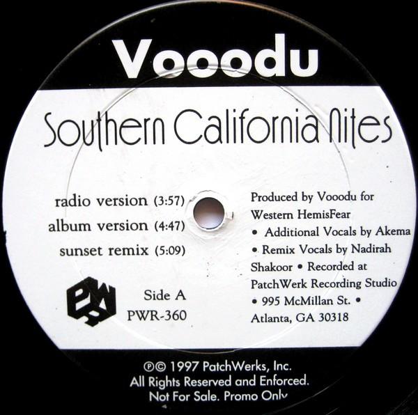 Vooodu - Southern California Nites / Dark Regions