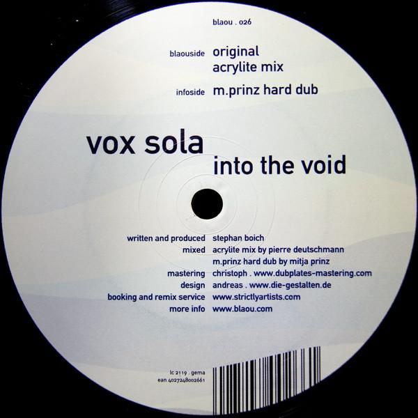 Vox Sola - Into The Void