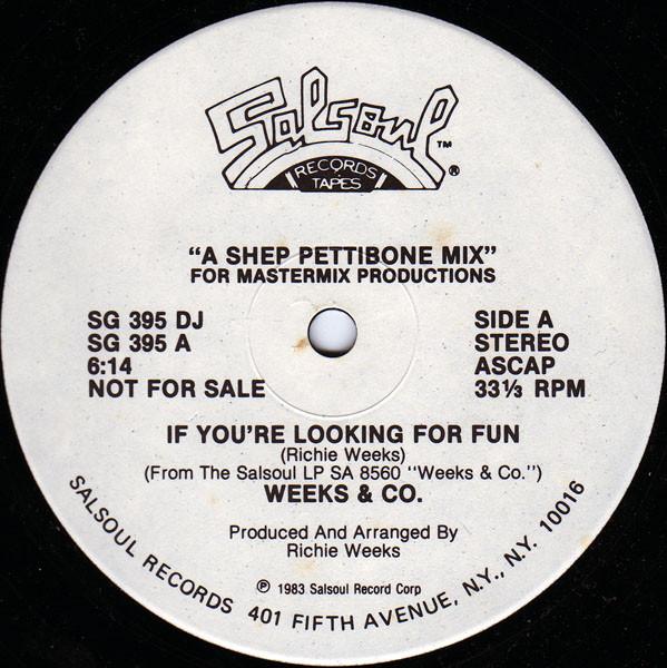 Weeks & Co. - If You're Looking For Fun