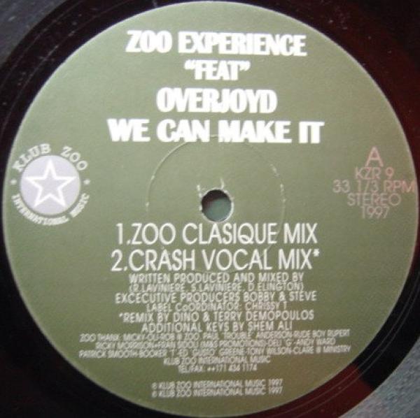 Zoo Experience, Overjoyd - We Can Make It